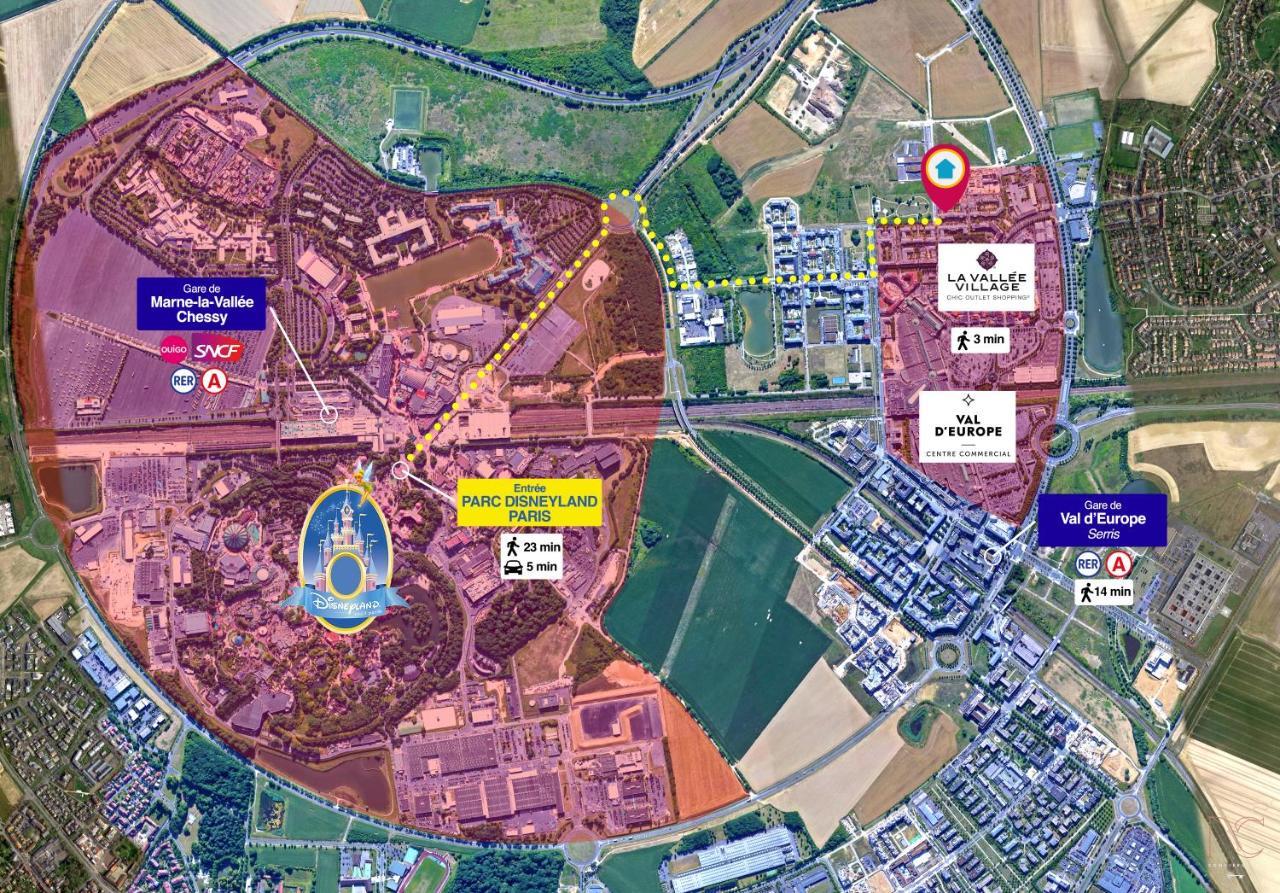*DISNEYLAND/SERRIS*Emplacement de rêve Extérieur photo